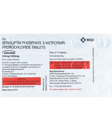 Janumet 50 Mg500 Mg