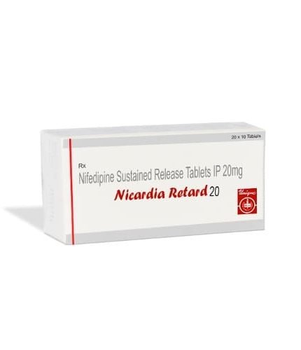 Nicardia Retard 20 Mg