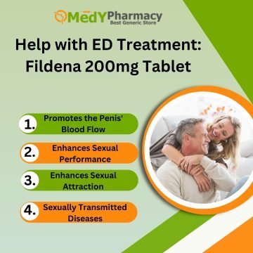 Help with ED Treatment: Fildena 200mg Tablet