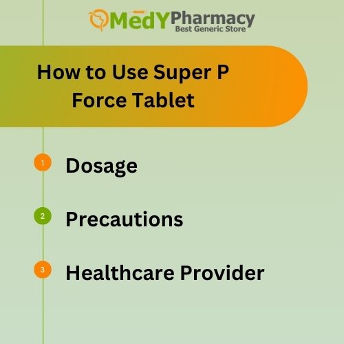 How to Use Super P Force Tablet