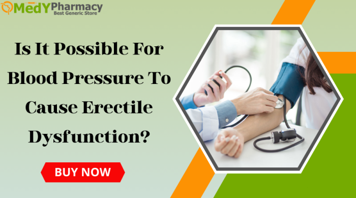 Is it possible for Blood Pressure to Cause Erectile Dysfunction?