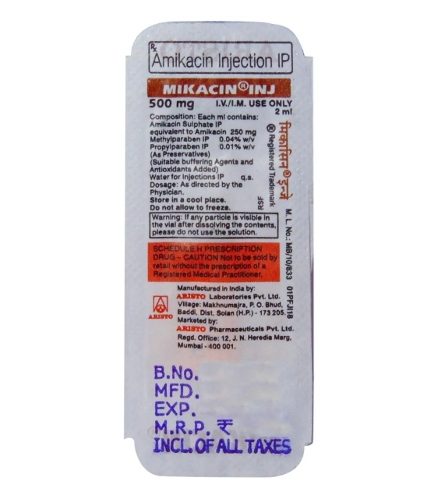 Mikacin 500 Mg Injection